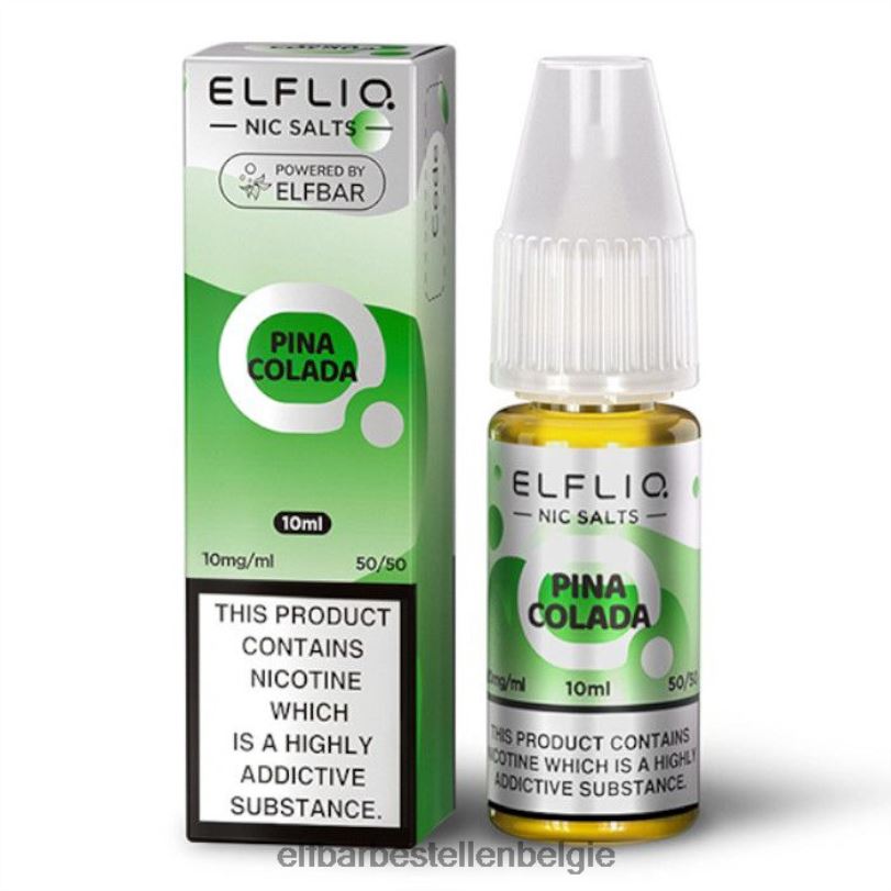 Elf Bar 5007 Kopen - ELFBAR elfvloeibare zouten - pina colada - 10 ml-20 mg/ml J20PJ176