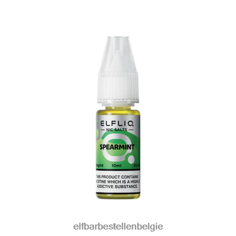 Elf Bar 84200 Belgium - ELFBAR elfliq groene munt-nic-zouten - 10 ml-10 mg/ml J20PJ207