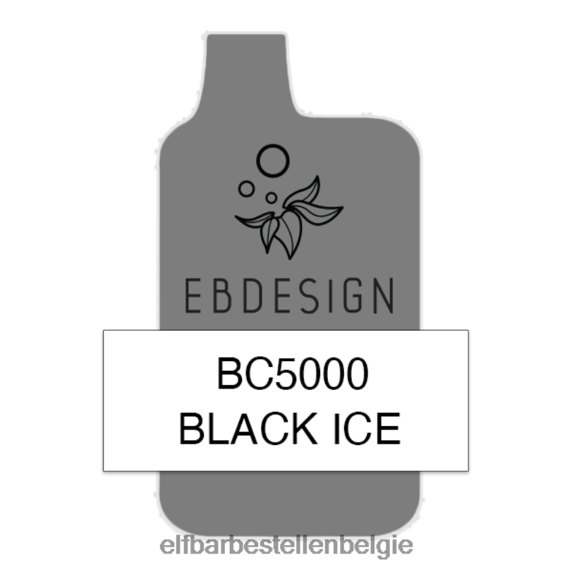 Elf Bar Belgie - ELFBAR black ice 5000 consument - enkelvoudig J20PJ289