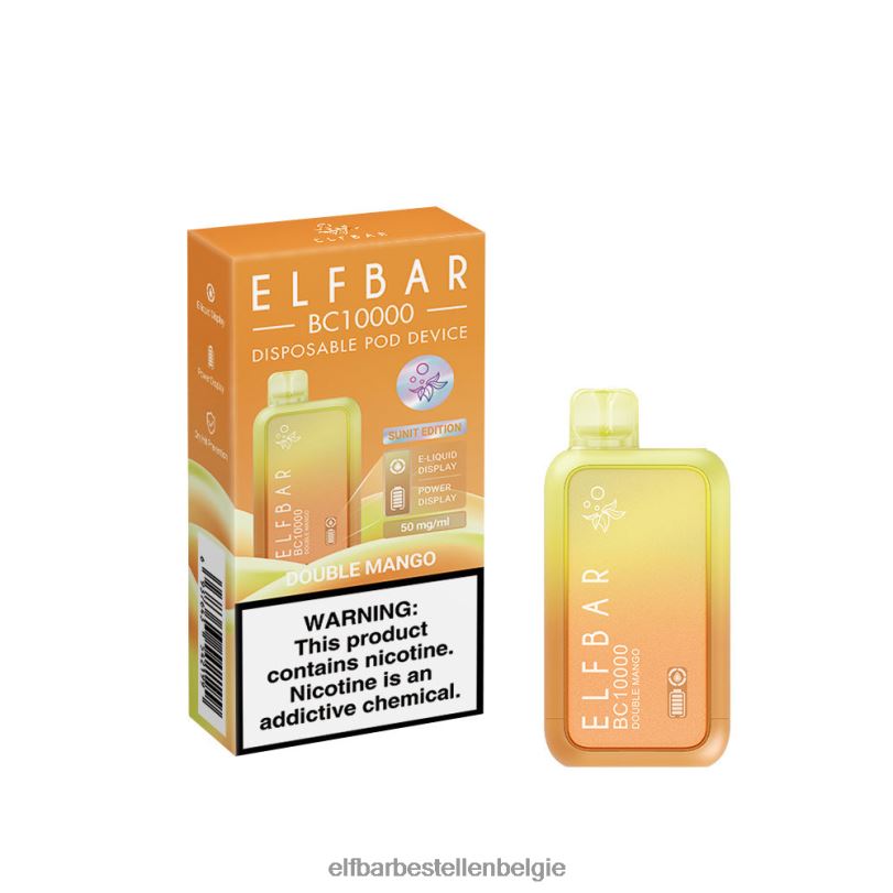 Elf Bar Antwerpen - ELFBAR beste smaak wegwerpvape bc10000 topverkoop J20PJ313 dubbele mango