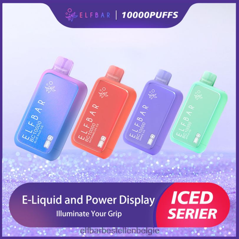 Elf Bar Vape Bestellen - ELFBAR beste smaak wegwerpvape bc10000 ijsserie J20PJ303 blauw razz-ijs